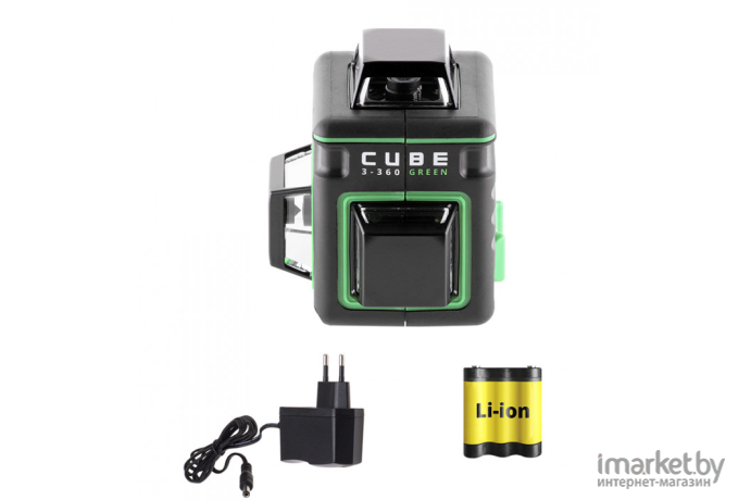 Лазерный нивелир ADA Instruments Cube 3-360 GREEN Basic Edition [А00560]