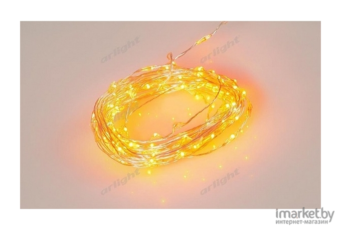 Новогоднее украшение Arlight Светодиодная нить WR-5000-12V-Yellow (1608,100LED) [017993]