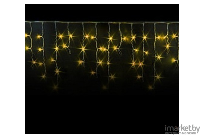 Светодиодная бахрома RichLED RL-i3*0.9F-CW/Y с мерцанием желтый