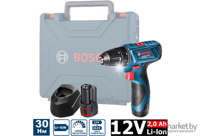 Дрель-шуруповерт Bosch GSR 120-LI (0.601.9G8.000)