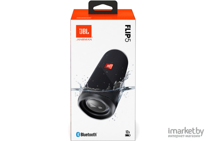 Портативная колонка JBL Flip 5 Black [JBLFLIP5BLK]