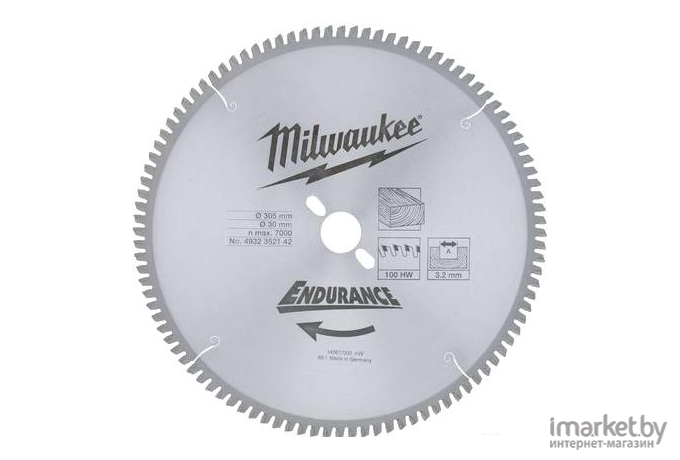 Диск пильный Milwaukee 4932352142