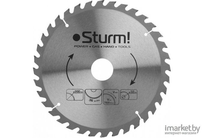 Диск пильный Sturm 9020-200-32-36T