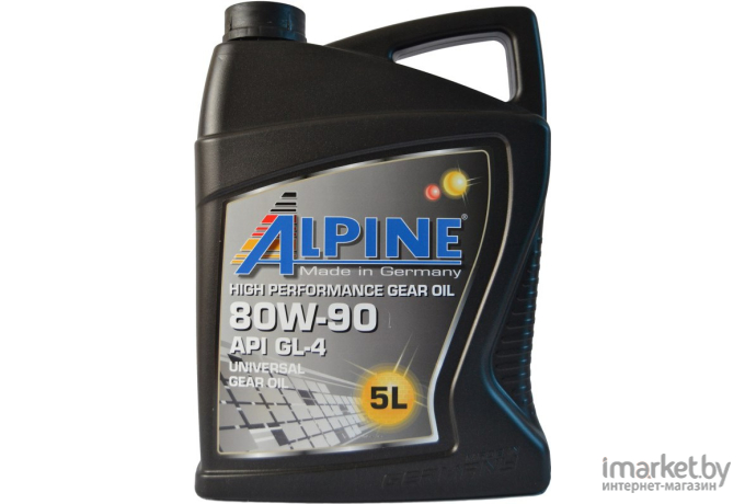 Трансмиссионное масло Alpine Gear Oil 80W90 GL-4  5л [0100682]