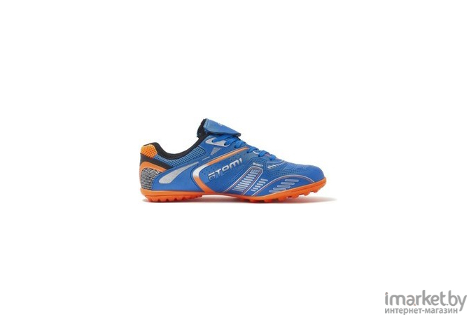 Бутсы футбольные Atemi SD300 TURF р-р 44 голубой/оранжевый