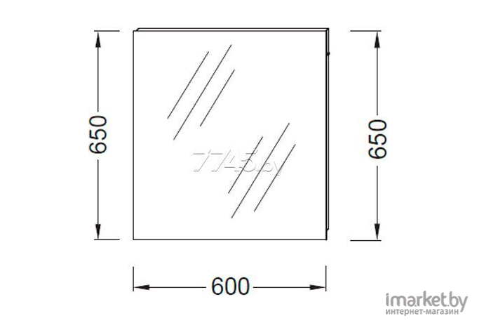 Зеркало для ванной Jacob Delafon EB1099-RU