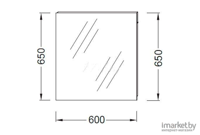 Зеркало для ванной Jacob Delafon Odeon Up EB1098-RU