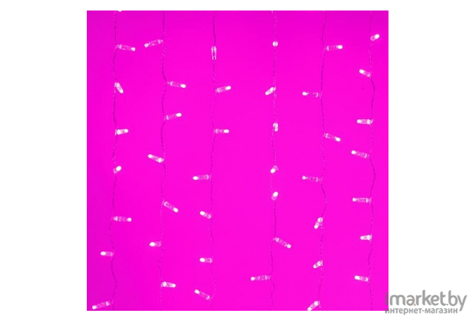 Светодиодная гирлянда ARdecoled ARD-CURTAIN-CLASSIC-2000x1500-CLEAR-360LED Pink [024880]