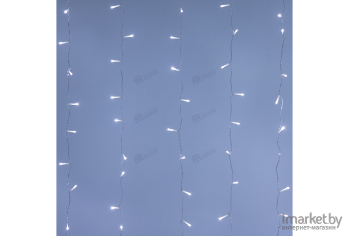 Светодиодная гирлянда ARdecoled ARD-CURTAIN-HOME-1500x1500-CLEAR-144LED White [024829]