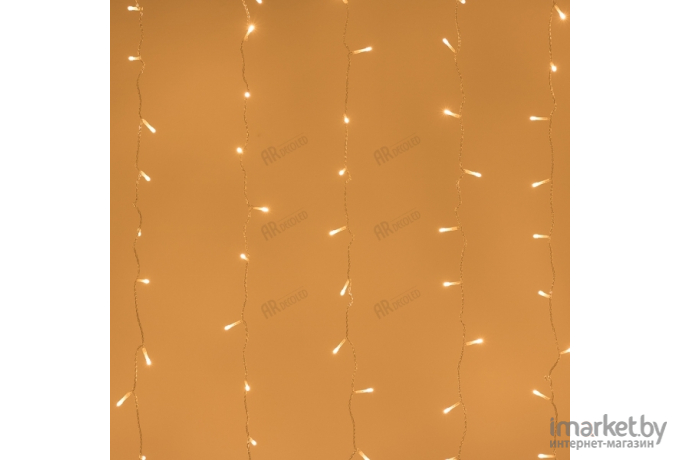 Светодиодная гирлянда ARdecoled ARD-CURTAIN-HOME-1500x1500-CLEAR-144LED Warm [024830]