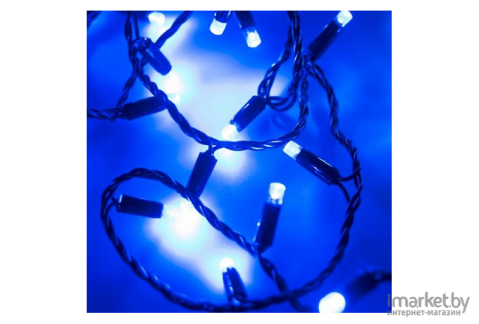 Светодиодная гирлянда ARdecoled ARD-STRING-CLASSIC-10000-BLACK-100LED-STD Blue [025802]