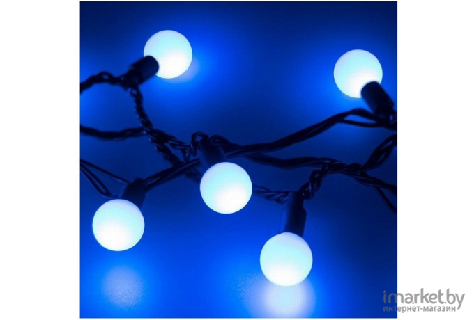 Светодиодная гирлянда ARdecoled ARD-BALL-CLASSIC-D23-20000-BLACK-160LED Blue [025629]