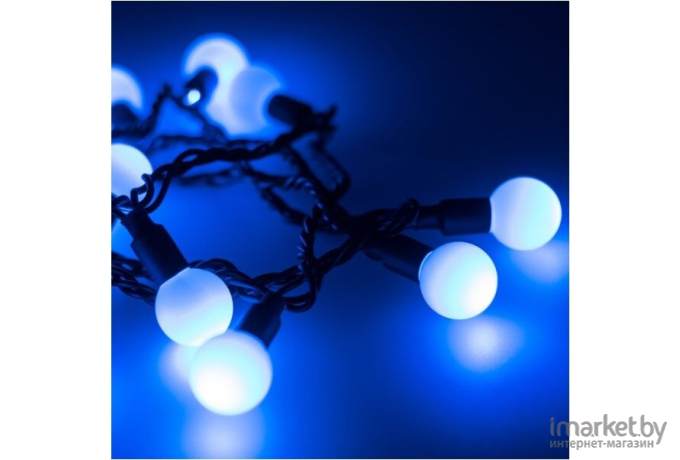 Светодиодная гирлянда ARdecoled ARD-BALL-CLASSIC-D23-20000-BLACK-160LED Blue [025629]