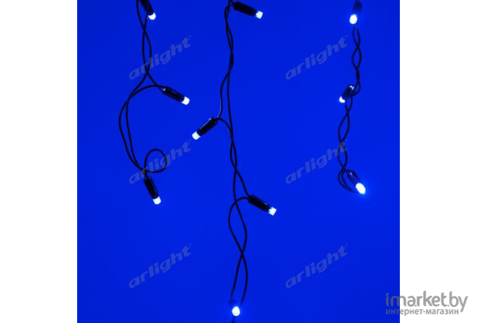 Светодиодная гирлянда ARdecoled ARD-EDGE-CLASSIC-2400x600-BLACK-88LED-STD Blue [026009]