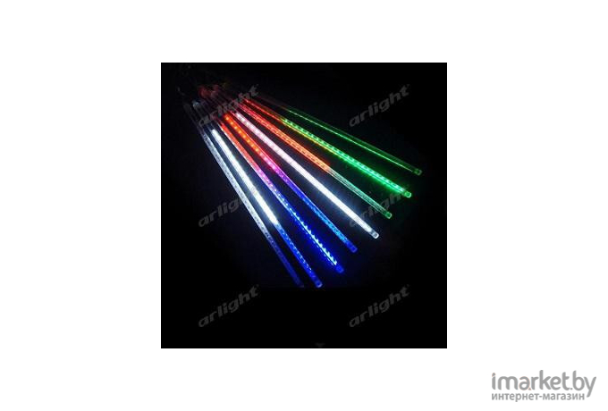 Светодиодная гирлянда ARdecoled ARD-ICEFALL-CLASSIC-D12-500-5PCS-CLEAR-72LED-LIVE RGB [026051]