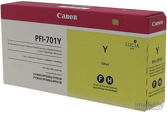 Картридж Canon PFI-701Y Yellow [0903B001]
