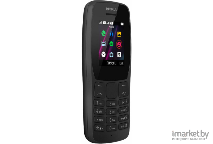 Мобильный телефон Nokia 110 TA-1192 Black [16NKLB01A07]