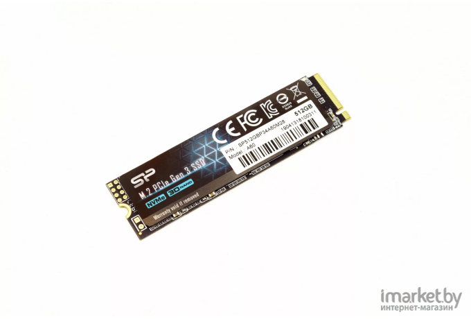 SSD диск Silicon-Power M.2 512GB A60 [SP512GBP34A60M28]