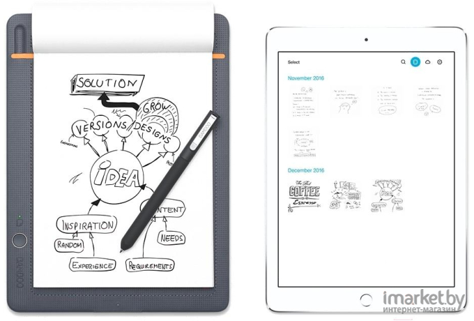 Графический планшет Wacom Bamboo Slate small [CDS-610S]