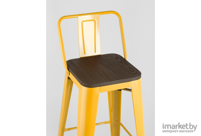 Барный стул Stool Group Tolix Wood желтый [YD-H765E-W LG-06]