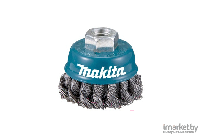 Щетка проволочная Makita чашечная d100 мм  0,5 мм M14 [P-04472]