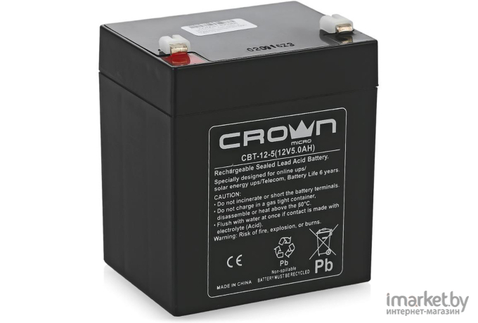 Аккумулятор для ИБП Crown CBT-12-5