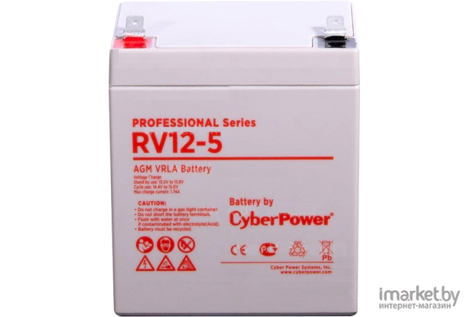 Аккумулятор для ИБП CyberPower 12V 5.7 Ah [RV 12-5]