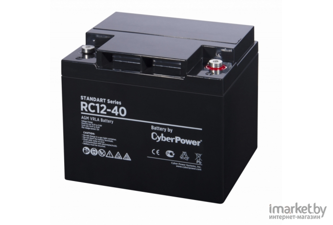 Аккумулятор для ИБП CyberPower 12V 40 Ah [RC 12-40]