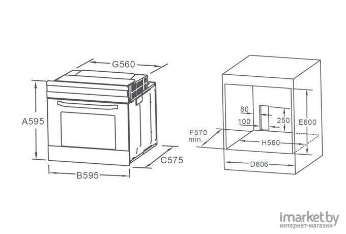 Духовой шкаф Midea MO68100GW