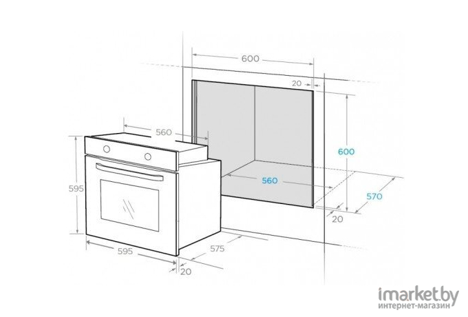 Духовой шкаф Midea MO68145X