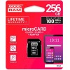 Карта памяти GOODRAM 256GB MICRO CARD class 10 UHS I + adapter [M1AA-2560R12]