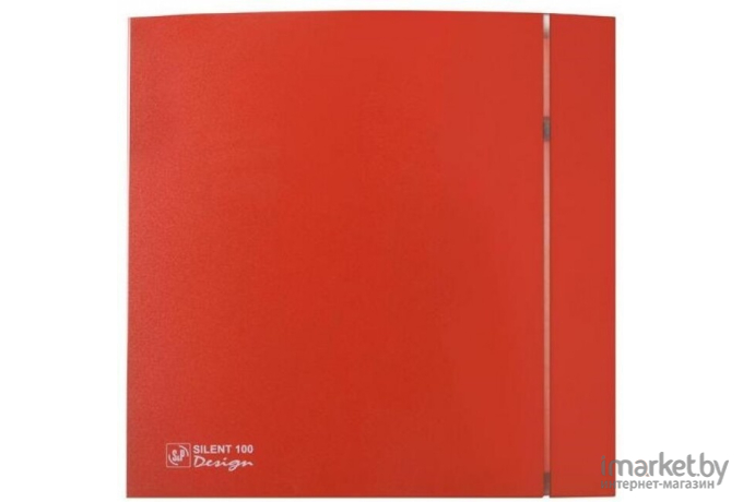 Вентилятор вытяжной Soler&Palau Silent-100 CZ Red Design - 4C [5210611800]