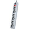 Сетевой фильтр Perfeo Power Plus 6 Sockets 1.8m PF-PP-6/1.8-G Grey [PF_A4671]