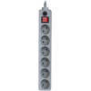 Сетевой фильтр Perfeo Power Plus 6 Sockets 1.8m PF-PP-6/1.8-G Grey [PF_A4671]