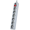 Сетевой фильтр Perfeo Power Plus 6 Sockets 3m PF-PP-6/3.0-G Grey [PF_A4673]