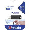 Usb flash Verbatim 128Gb 3.0 FlashDrive SnG Pinstripe черный [49319]