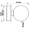 Бра Arte Lamp A5663AP-1CC