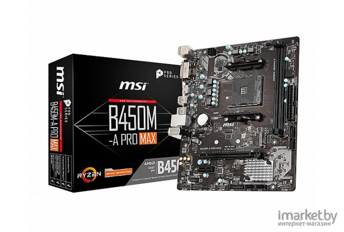 Материнская плата MSI B450M-A PRO MAX