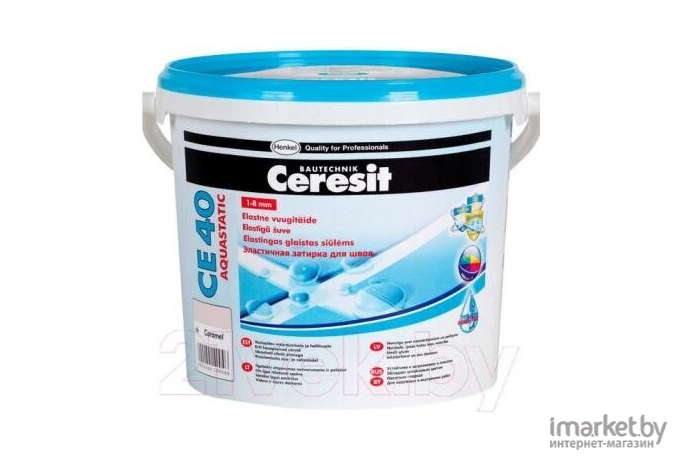 Фуга Ceresit 40 Aquastatic 5кг белый