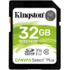 Карта памяти Kingston SDHC 32Gb Class10 Canvas Select 100R CL10 UHS-I [SDS2/32GB]