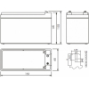 Аккумулятор для ИБП Powerman CA1272 12V/7.2AH