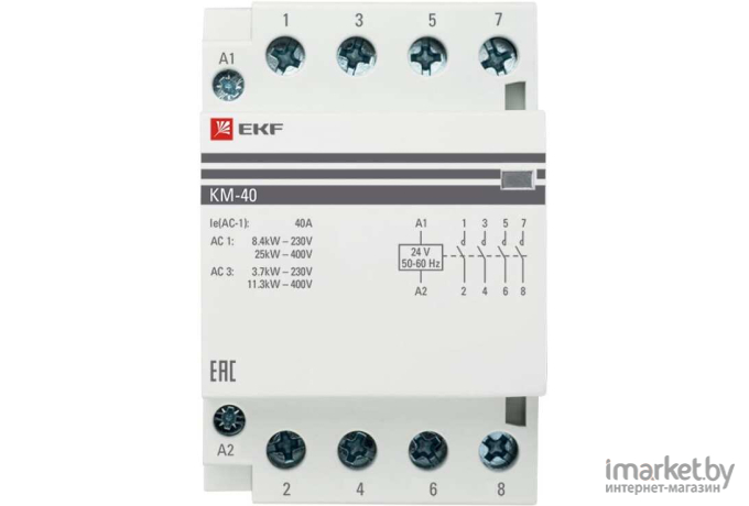 Контактор EKF PROxima KM-3-40-40