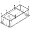 Каркас для ванны Roca Line 170x70 [ZRU9302925]