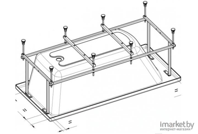 Каркас для ванны Roca Line 170x70 [ZRU9302925]