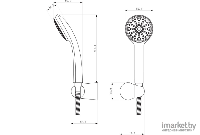 Душевая панель Lemark LM0801C