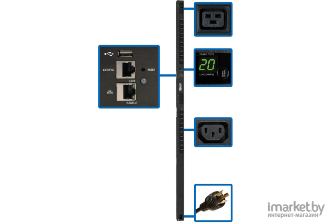 Система распределения питания Tripp Lite PDUMV20HVNETLX