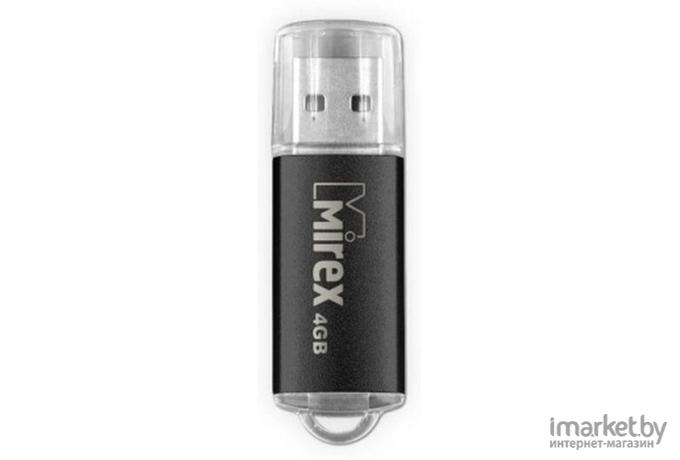 USB Flash Mirex UNIT BLACK 4GB (13600-FMUUND04)