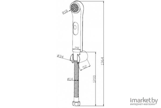 Душевая панель Bravat D9122CP