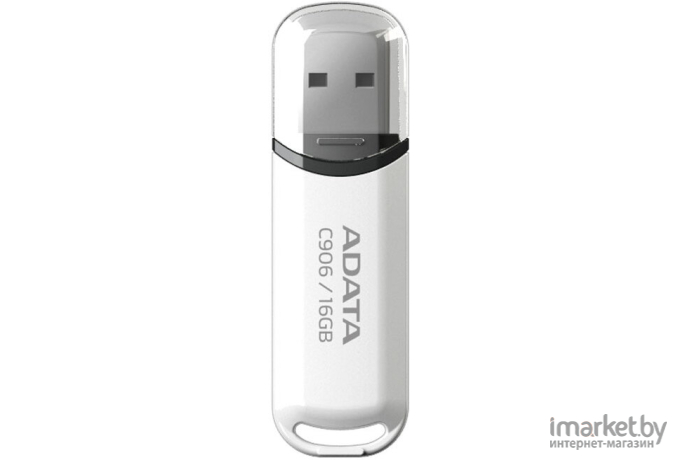 USB Flash A-Data C906 16 Гб White (AC906-16G-RWH)