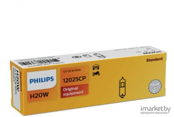 Комплект автомобильных ламп Philips 12025CP